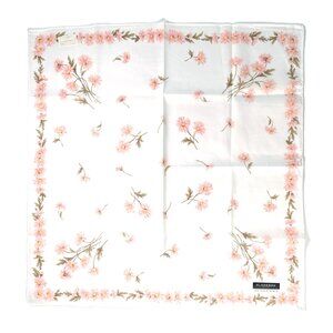 NWT Burberry Floral Cotton Scarf